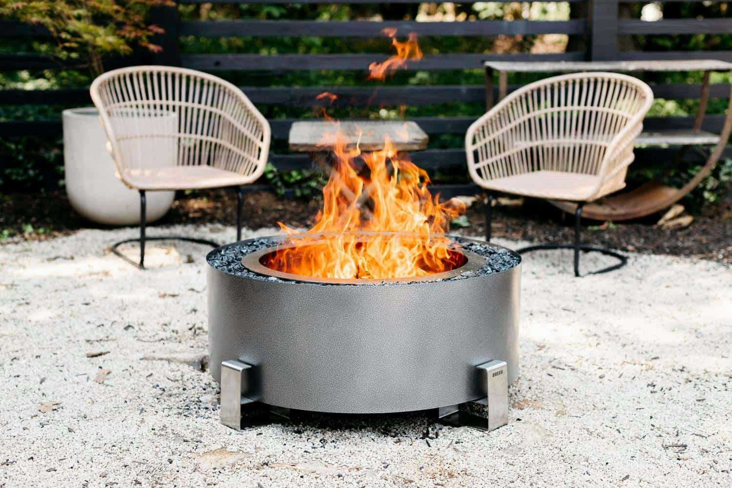 Luxeve® Smokeless Fire Pit - Silver Vein