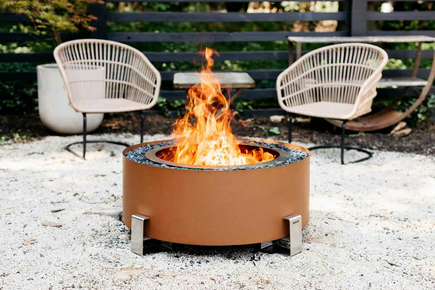 Luxeve® Smokeless Fire Pit - Earth Rust