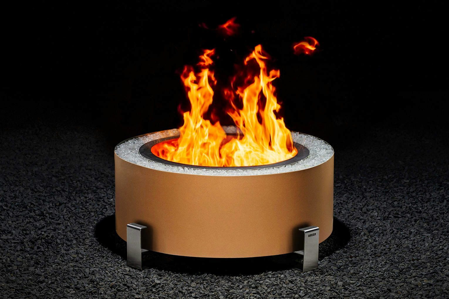 Luxeve® Smokeless Fire Pit - Earth Rust